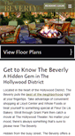 Mobile Screenshot of livethebeverly.com